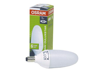 Spuldze energoekonomisk DULUX VALUE CLB 9W/827 E14